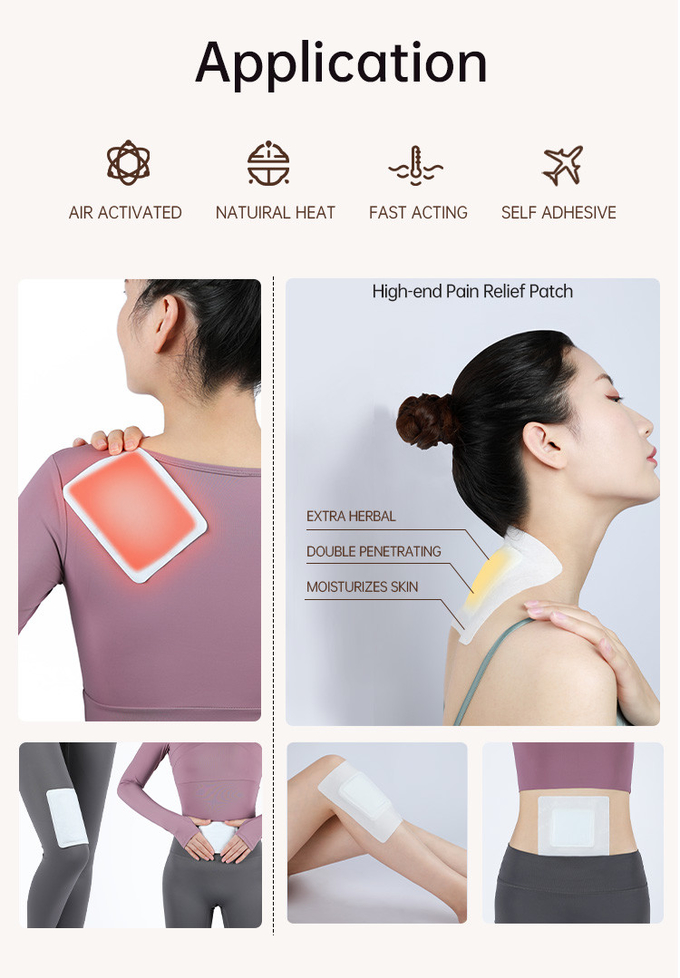 Air Activated Back Pain Heat Patch Pain Relieve Back Pain Pads OEM