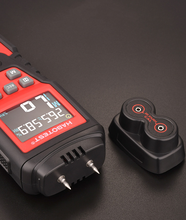99.9%RH Digital Wood Moisture Meter , HT632 Humidity Moisture Meter