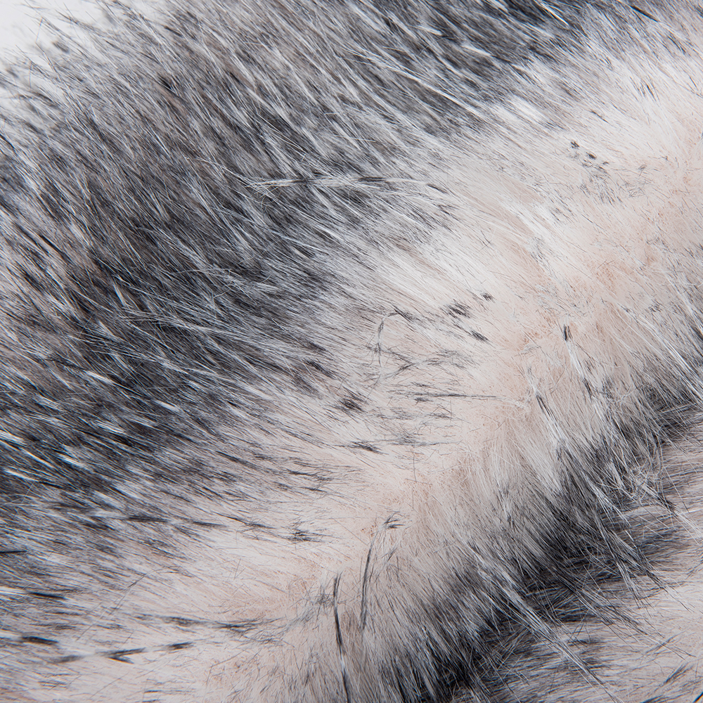 Polyester Back Material High Density 1100g/m Faux Fur Fabric for Garments
