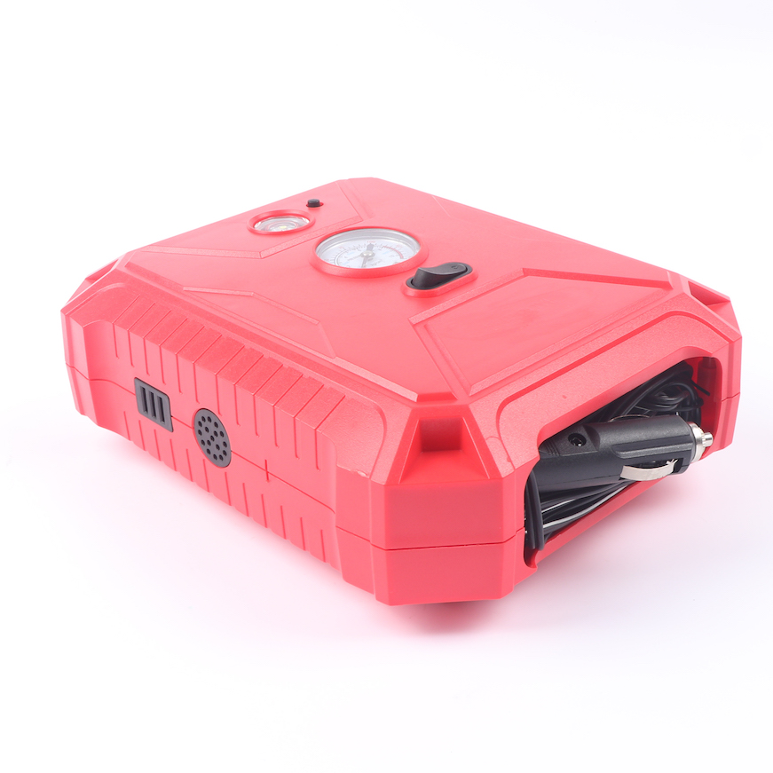 Easy-to-Read Dial Gauge Air Compressor for Trucks 150PSI Max Pressure Emergency Light