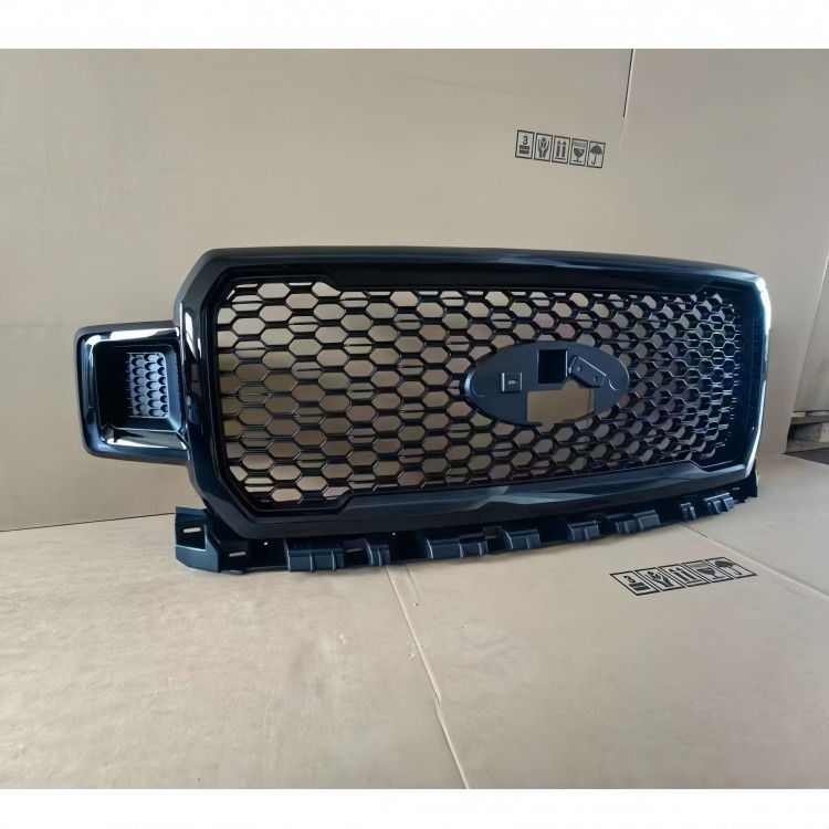 ABS Plastic Car Grille For Ford F150 2018 Modified Front Bumper Grille Direct Sale From Zimin Auto Parts CO. LTD