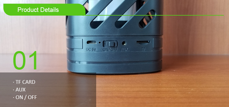 Built In Li-Battery Mini Portable Wireless Bluetooth Flame Speaker