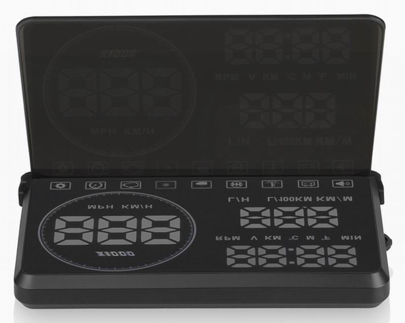 Ouchuangbo Car Head Up Display HUD detector speed projector on the windshield Speedometer Alarm