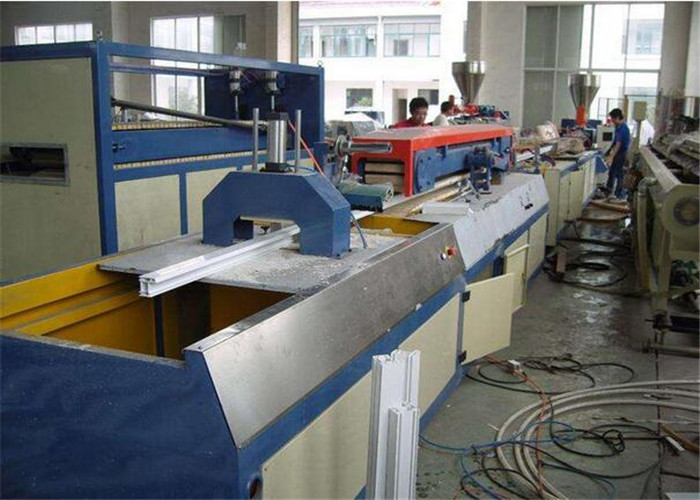 High Speed Two Screw Plastic Profile Extruder Line For Door Frame / Ceiling