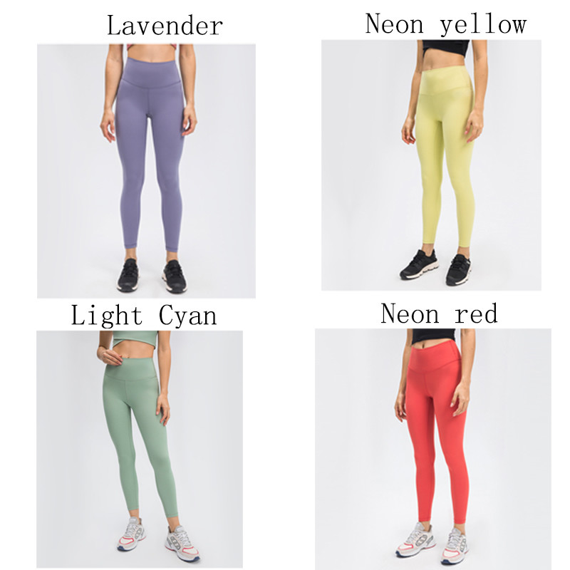 Naked Feeling Pocket Yoga Pants 7/8 Ladies High Waisted Gym Leggings