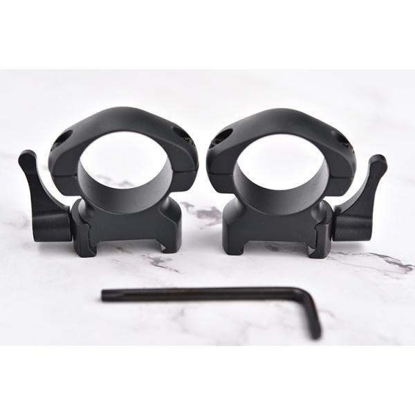 25.4mm Diameter Steel Quick Release Scope Mount Ring Bracket for Medium to Low Profile