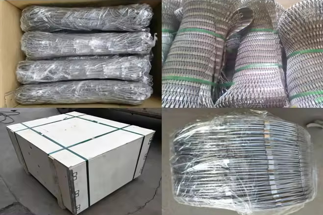 7x7 Structure Stainless Steel Wire Rope Mesh Net Wire Rope Mesh Railing