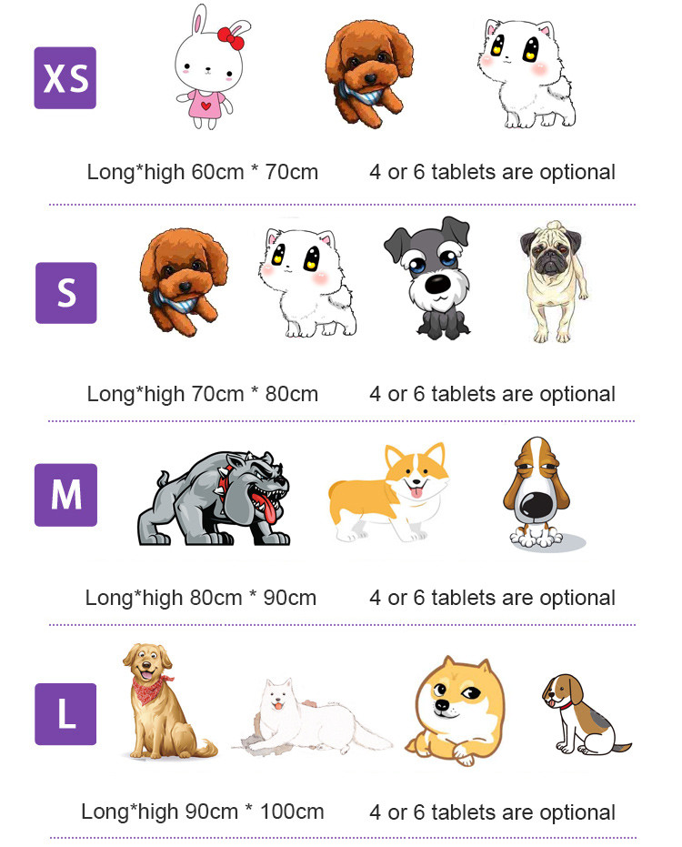 120cm 6 Tablets Dog Playpen Barrier SGS Dog Cage Fence Indoor