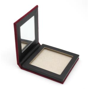 Pink Printing Empty Blush Palette Square Customized Single Blush Pans