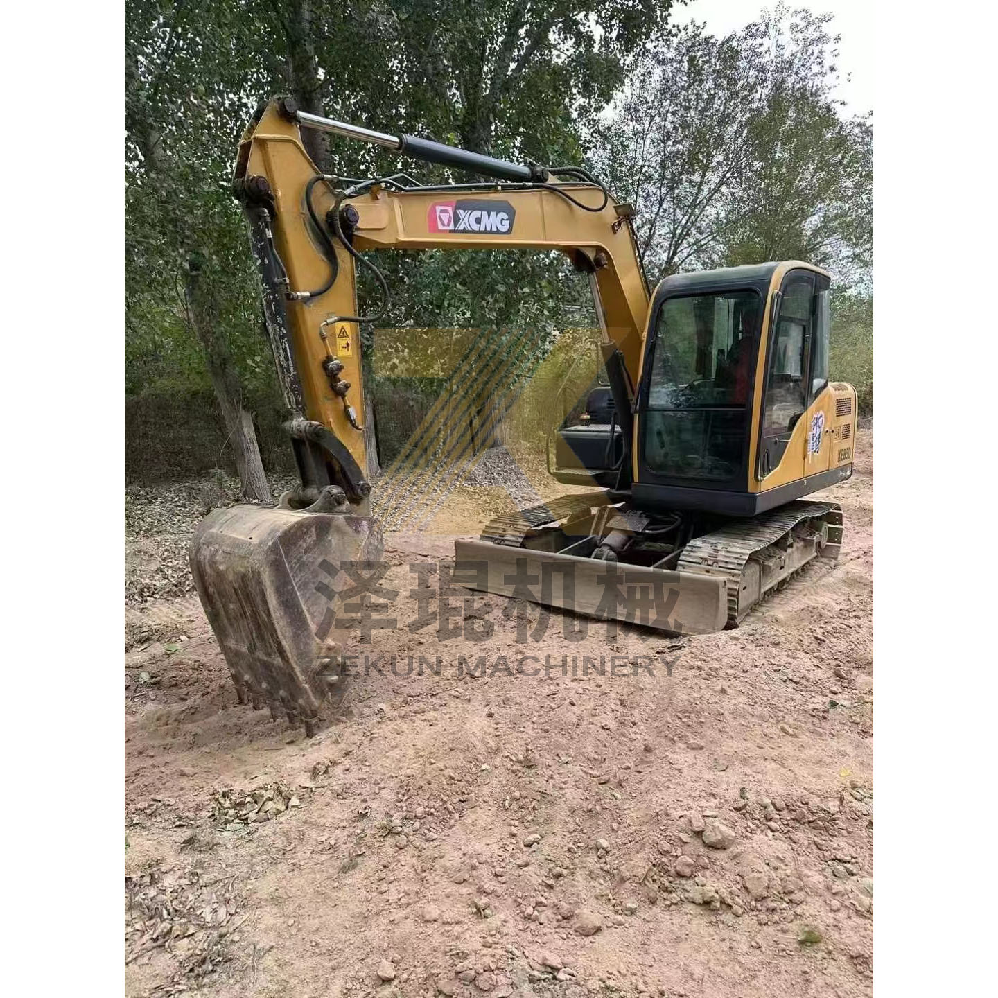Used XCMG XE85 XE85D 8Ton Mini Crawler Excavator 2000-4000H