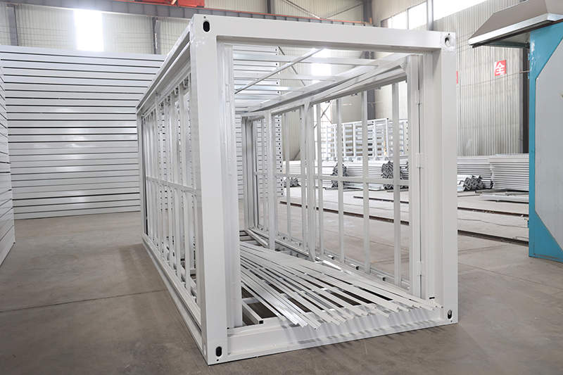 expandable container homes frame