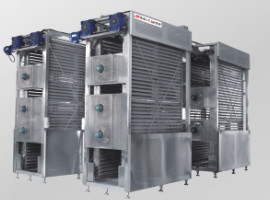 CE Vertical Multi Step Pan Elevator Baking Pan Handling Equipment