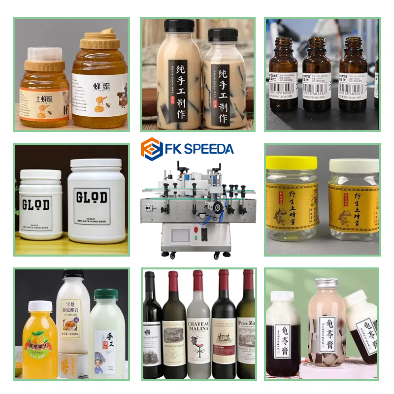 Generation Automatic Labeling Machine For Wine Bottle Cosmetic Bottle Jar Can Bottle