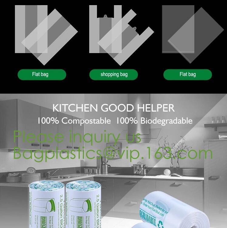 eco friendly compostable biodegradable plastic t-shirt shopping bags,Recycle kitchen the pack 100 biodegradable cornstar