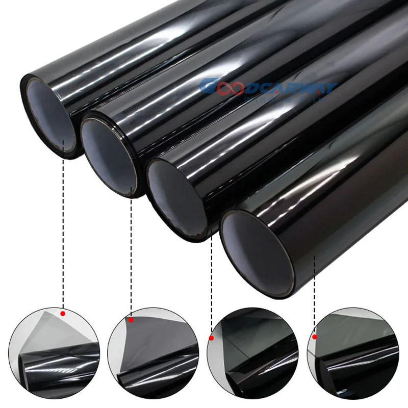 Carbon Window Tint Dyed Film 1.2mil 1.5mil 3 Years Warranty No Color Fade