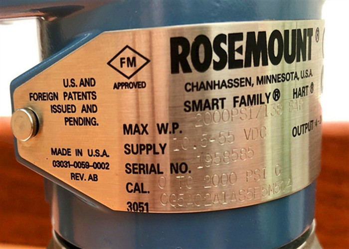 Rosemount Smart DP Pressure Transmitter 3051TG3A2B21A Female 2 - 316L SST 1