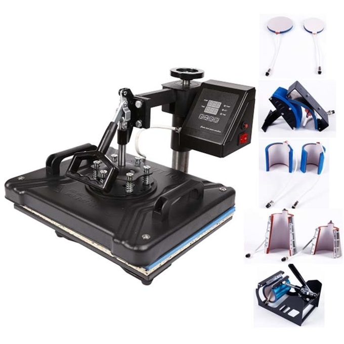 Multifunctional Sublimation Combo Heat Press Machine For Sublimation Blanks Photo Printing