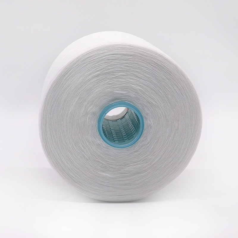 White 1.25kg 40/2 20/3 30/3 100% Spun Polyester Yarn for OEM in Raw White Pattern