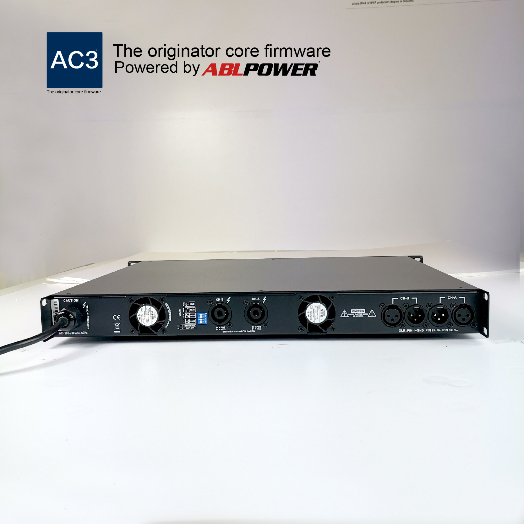 Overload Protection 2 Channel 3400w Digital Power Amplifiers