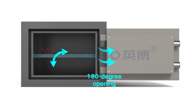48kg Solid Steel Fire Proof Storage Safe Box Double Keys Fire Rating 120mins YB/FG-32