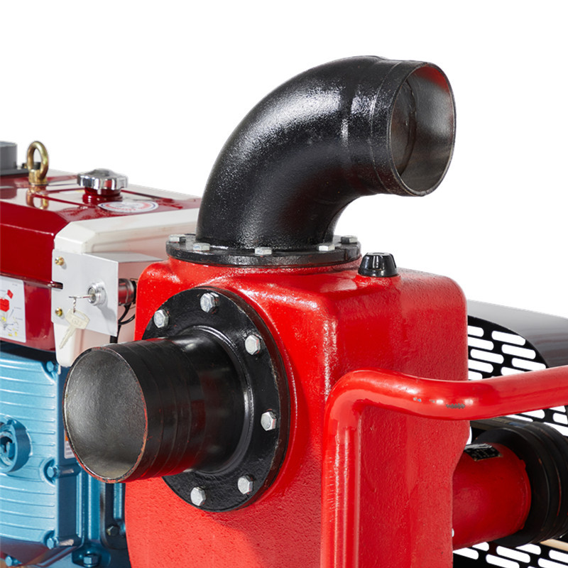 Portable Diesel Engine Water Pump Centrifugal Water Pump Municipal Flood Control Self Priming Pump