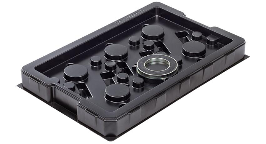 Customized Antistatic ESD Conductive Tray For Storage Transport Packaging