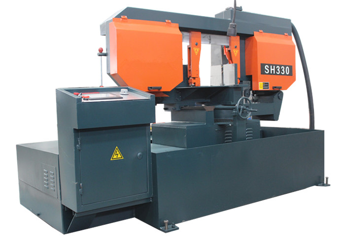 PLC Control Metal Cutting Band Saw Hydraulic Saw Belt Tighten Style GZ4280