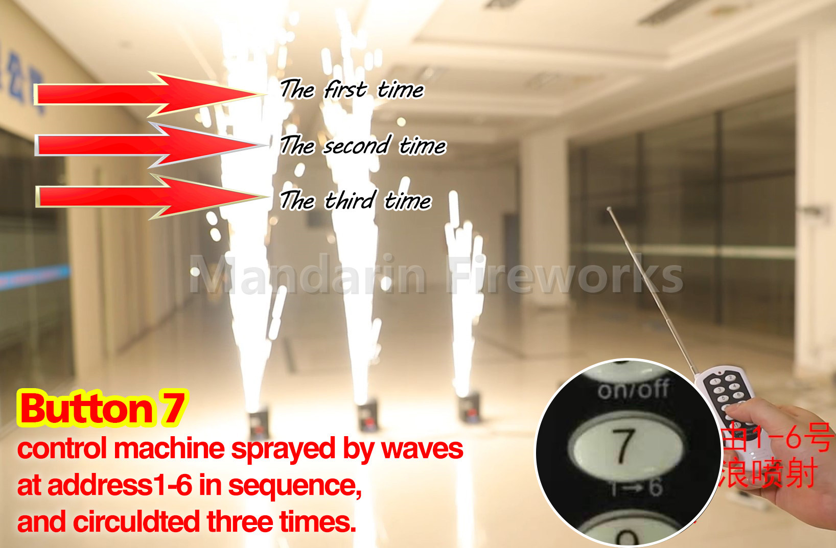600W Wedding Cold Sparkler Machine 5.5kg For Dj Party Event