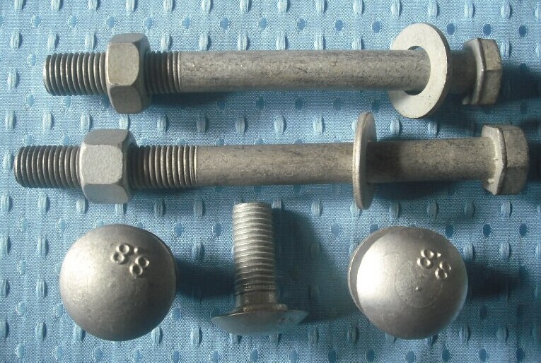 Hot Dipped Galvanised Round Head Guardrail Splice Bolt and Nut with ANSI Standard