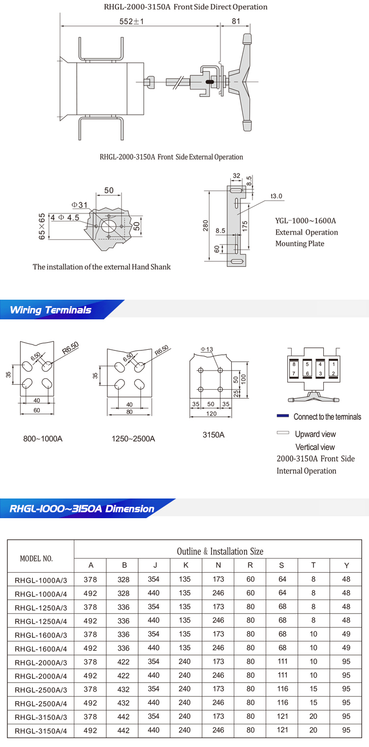 long using life Isolation Switch