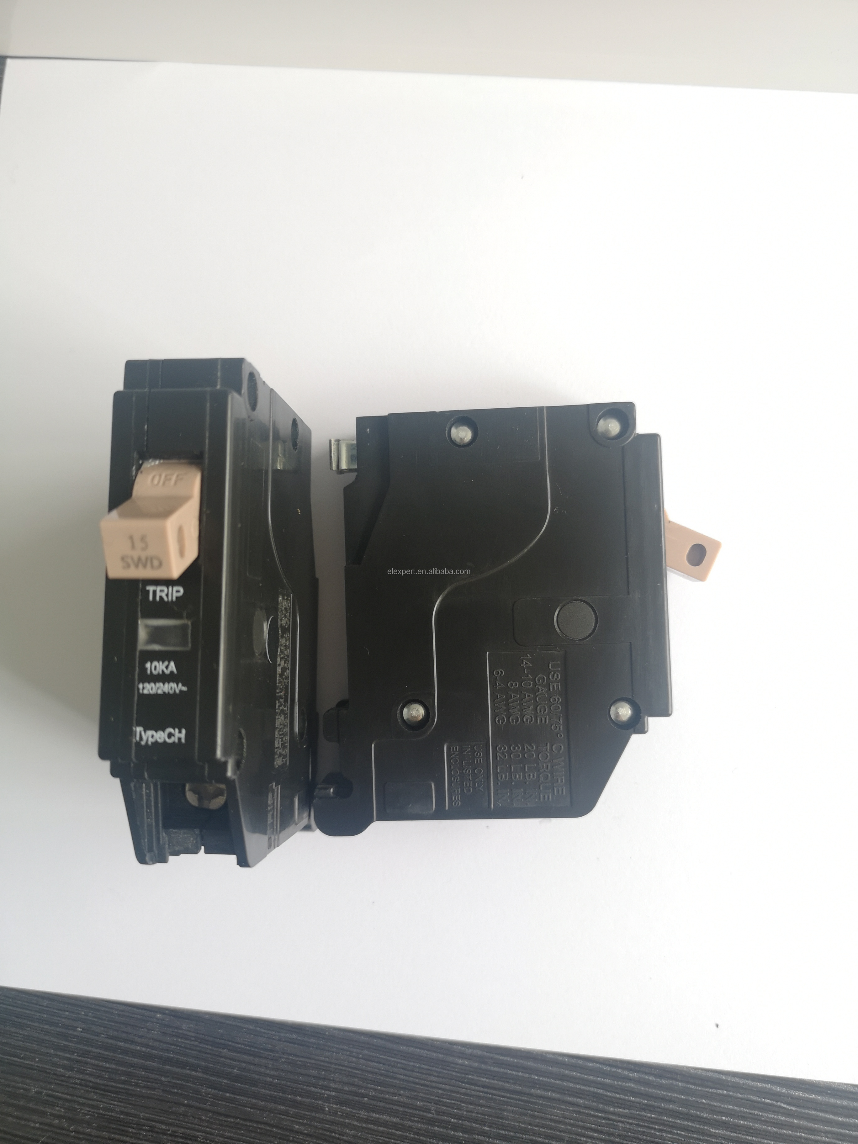 Kampa 2P 20A CH plug in mini circuit breaker MCB
