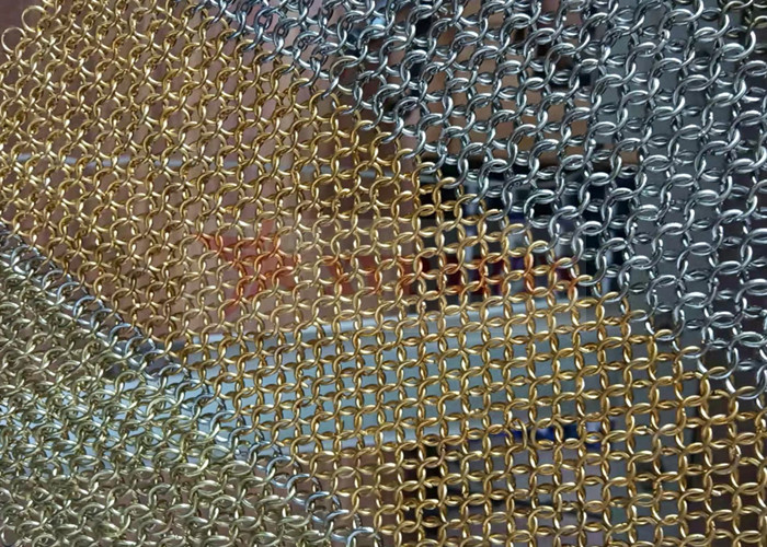 Woven Welded Ss 316 Architectural Mesh Curtain For Building Materials