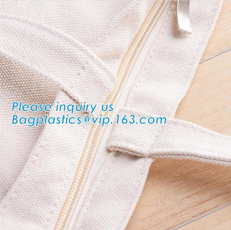 Professional Cosmetic Bag Canvas Zipper Pouch Wholesale, Private Label Makeup Bag, Canvas Bag with Zipper bagplastics
