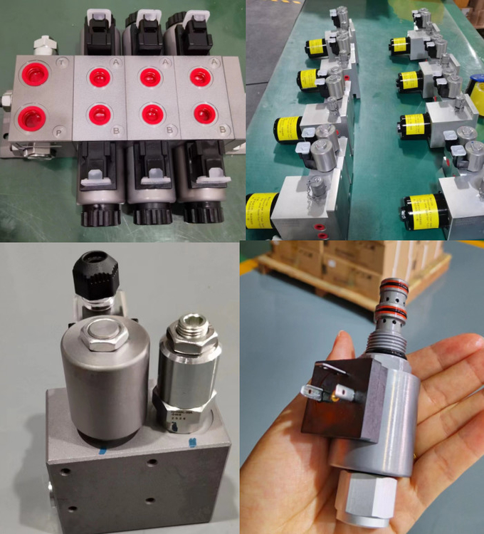 ODM/OEM Brand Solenoid Hydraulic Throttle Valve Steel / Iron One Way Flow Valve