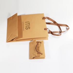 Buy cheap Printing Kraft Paper Recyclable Gift Bags For Bread Coffee Sundries product