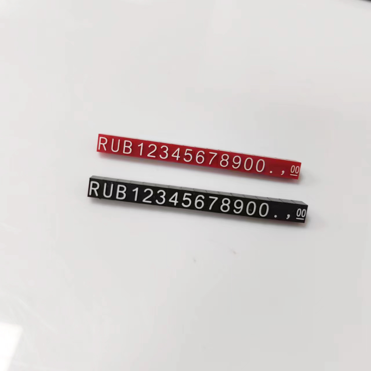 Retail Organizing Solution Customizable Acrylic List Labels for Supermarkets and Malls