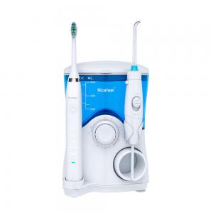 China RoHS 600ml 2 In 1 Toothbrush And Flosser Sonic Toothbrush With Water Flosser on sale