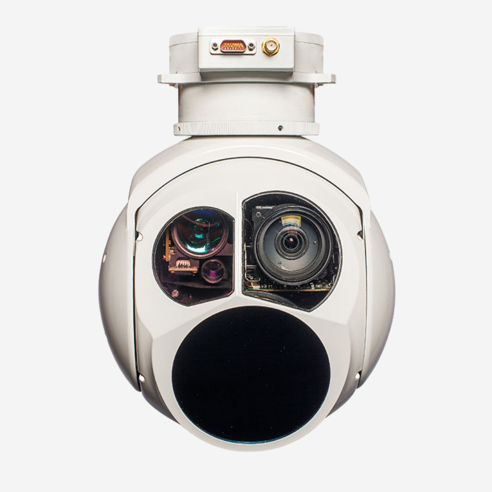 PTZ Drone Pod 2.8KG Drone Thermal Camera Gimbal 360° 2 Axis Gyro Stabilization ​640X512 HXTS02A