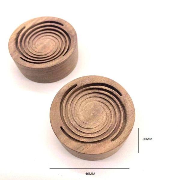 Natural Wood Diffuser Fragrance Diffuser Vent Clip Car Freshener For Essential Oil