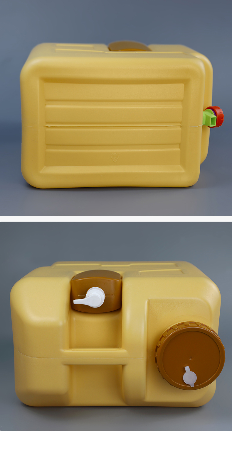 ISO9001 Outdoor 30l 5 Gallon Water Tanks With Handle 85*55mm