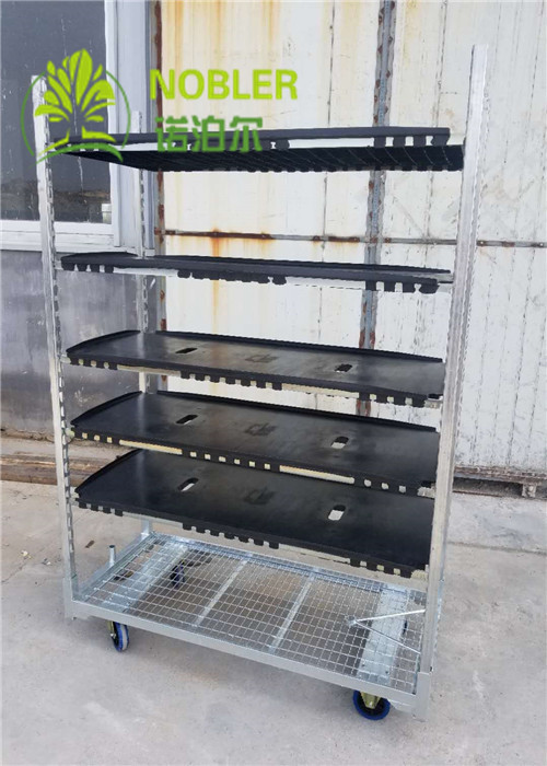 Metal Plate Dutch Flower Trolley Customized For Display