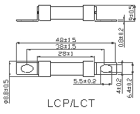 Dissmann BS88-HBD Series fuse High Rupturing Capacity Fuse UL Certified Made in China