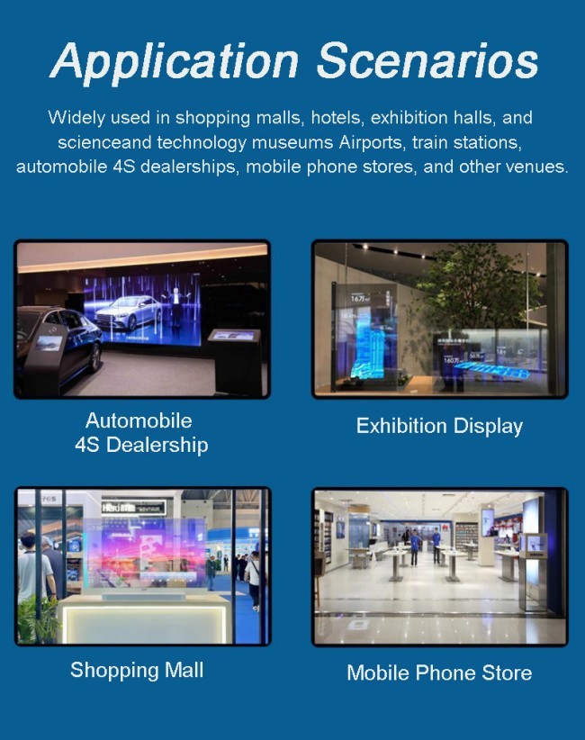 Indoor Digital Signage 4K Ultra HD Resolution Vertical Oled Transparent Screen Advertising Display with Pen/Finger Touch