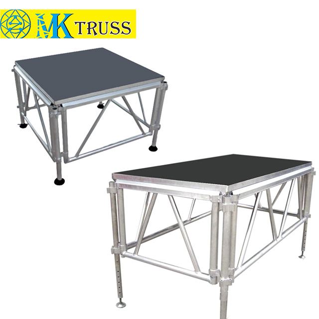 Directly Sell 750KG/SQM Laoding Factor Movable Stage with 18mm Plywood Top Material
