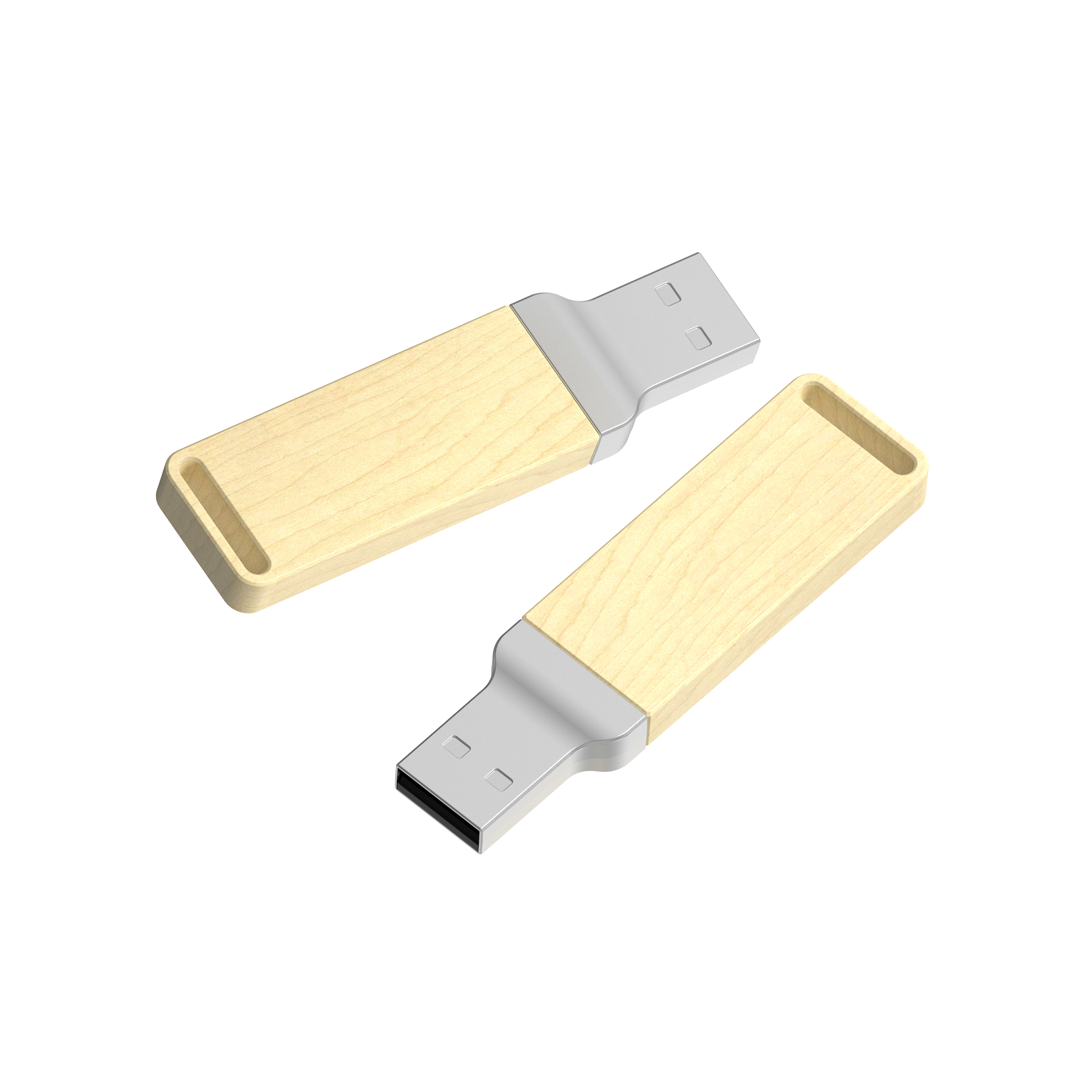 Natural Wood USB Logo Wood Pen Drive with Print or Embossing for Your Business