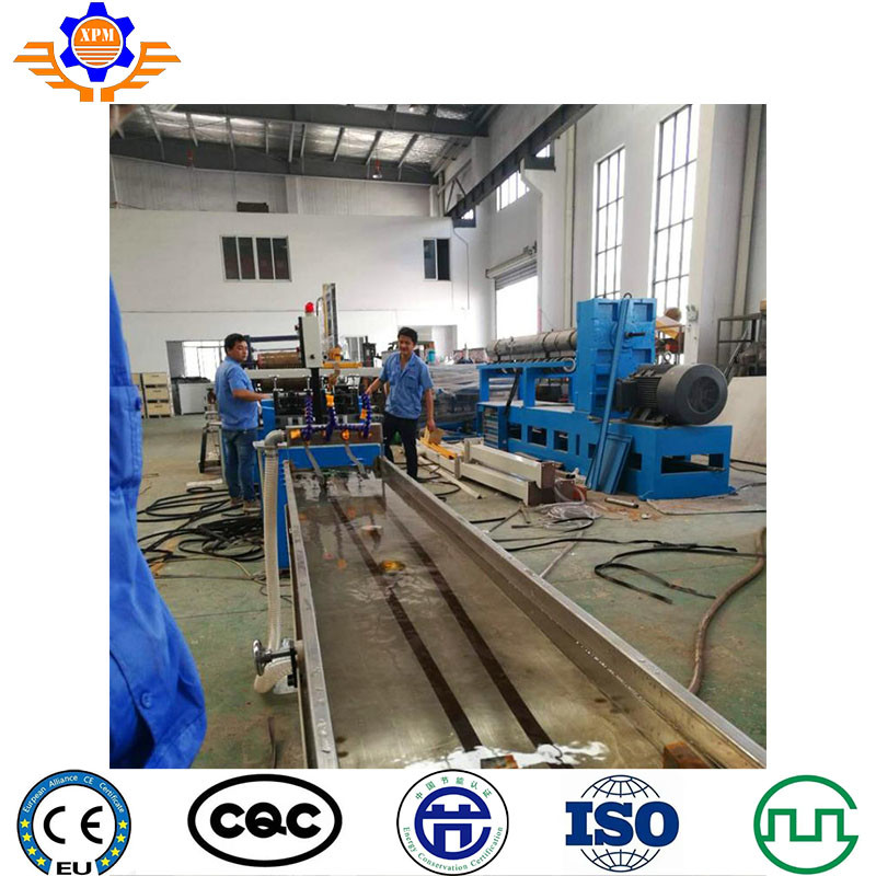 3 Phase Plastic Profile Extruder PVC Edge Banding Machine Extrusion Line 380V
