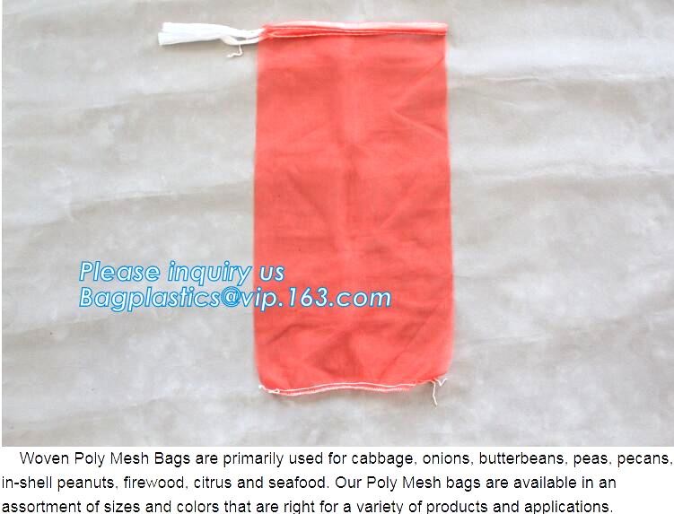 PE Knitted mesh bag and Raschel mesh bag,Factory Price Supply Plastic Pe Raschel Monifilament Date Mesh Net Bags, bageas