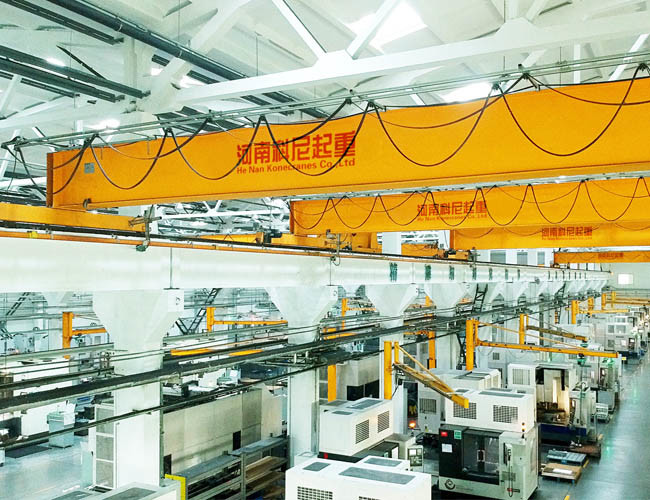 Safe Driving 25 Ton Q235B Single Girder Bridge Crane