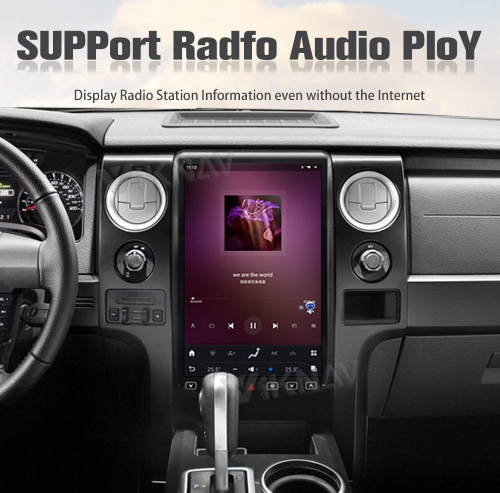 Android 13 Car Radio For Ford F150 2013 - 2014 GPS Autoradio WIFI Carplay Touch Screen Multimeida Player Head Unit