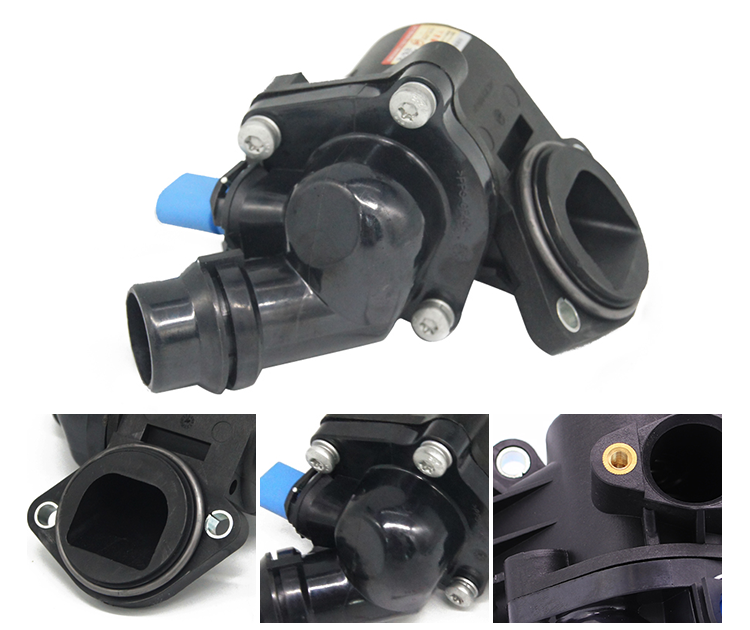 Complete Thermostat Housing Assembly Audi Car Engine Parts With Sensor 06b121111k